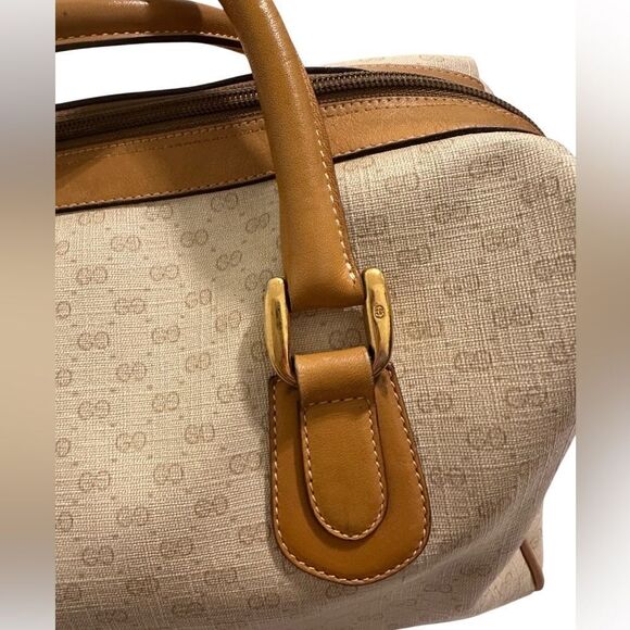Gucci brown gg golden logo Boston bag - Picture 15 of 16